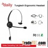 Call center headset With Noise-canceling Microphone