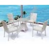 PE wicker dining table set GHY1882