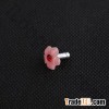 Data Earphone Dustproof Kits for iPhone 4S - Purple-Mix