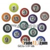 Colorful Grain Numberic Bouncying Balls