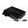 2-Fibers 3-PowerSupplies Optical Fiber Transceiver