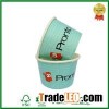 Custom Printed Paper Yogurt Container With Lid And Spoon