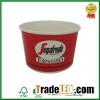 Disposable Cardboard Paper Ice Cream Tub With Lid And Spoon