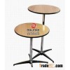 Knockdown Round Pedestal Bar Table