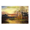 Evening Landscape Oil Painting