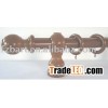 wooden curtain pole
