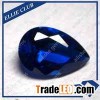 China gemstones manufacturer pear cut lab created spine gems