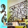 Decorative wrought iron handrails