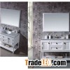 Wooden Marble Bathroom Mirror Cabinet Vanity With Light Furniture