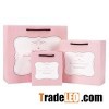 Hand Bag Printing Brown Kraft Paper Shopping Bag With Handles