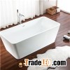 Bathroom 150cm Small Rectangular Acrylic Shower Bathtub And Shower Sets