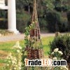 Garden Products Round Willow Spiral Obelisk