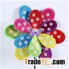Dual Small Glittering Layers Outdoor Garden Advertising Windmill Plastic Party Wedding Park Decorati