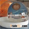 Clear Holiday Decoration Inflatable Snow Globe Dome