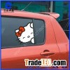 Custom Car Stickers Clear Window Static Clings Vinyl Decals