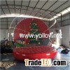 Human Size Christmas Snow Globe Inflatable Dome
