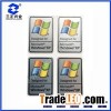 Silver PET Cool Decals Computer Label Stickers For Windows XP