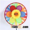 Cloth Spinning Disc Six Colors Smiling Face Children Outdoor Yard Wedding And Festival Party Decorat