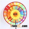 Cloth Dual Layers Spinning Disc Smiling Face Children Outdoor Yard Wedding And Festival Party Decora