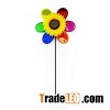 Sunflower Glittering Wedding Festival Party Decoration Ornament Plastic Outdoor Windmill Mylar Pinwh