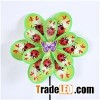 Dual Layers Animals Printing Outdoor Garden Advertising Windmill Plastic Party Wedding Park Decorati