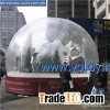 Clear Christmas Party Event Snow Globe Inflatable