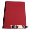 Spiral Circle Clear Book With Colorful Hard Cover