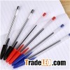 10pcs Stick Ballpoint Pens With Blist Card Packing Or Opp Packing