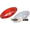 2 Red And White LED Spoke Bicycle Light