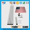 Extension To 20Ft Aluminum Anodized Telescopic Flag Poles With Base Accessories