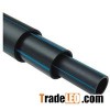 ISO4427 Standard SDR11, SDR13.6, SDR17 HDPE Pipe (Poly Pipe) In Black / Blue Color For Water Supply
