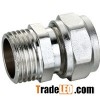 16mm,20mm,26mm,32mm Brass Compression Male Coupling For PEX-AL-PEX Multilayer Pipe