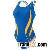 Women's Swimsuit Fastback Design For Practice And Competition UPF 50+