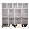 KA-505 Flat Packing Professional Modular Dog Cages With Solid Walls
