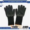 100% Aramid Heat Resistant Glove Black Color