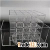 rotating clear acrylic lipstick holder,spinning lipstick tower