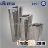 Casting Vase,High Square / Round Home Decoration Golden Outdoor Stainless Steel Flower Vase