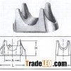 Austria Type Slotless Galv Wire Rope Clip Body