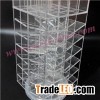 Clear Acrylic Lipstick Display ,Spinning Tower Lipstick Organizer