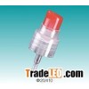 Airless Pump Round Bottles Small Clear Cream End Caps PP Plastic YD-104A-2