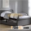 Queen Size Fabric Hotel Use Storage Bed BED-F-025