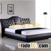 Artificial PU Adjustable Faux Leather Loft Bed Bedroom Sets  Bed-P-119