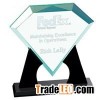 New Design Winner Clear Crystal Trophy And Award
