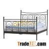 Factory Price Wrought Iron Double Bed Design BED-T-020