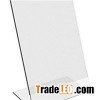 Hot Sale L Shape Transparent Acrylic Meun Holder