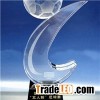 Crystal Top Scorer Award For Football Sports