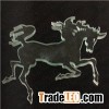 Lifelike Crystal Horse Figurines