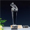 Custom K9 Crystal Football Championships Trophies