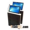15.6 Inch Aluminum Alloy Conference Smart LCD Monitor Motorized Lifter With Slim TV Screen