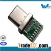 Type C USB Male Plug With IC (P/N:USB-M0512-D55)